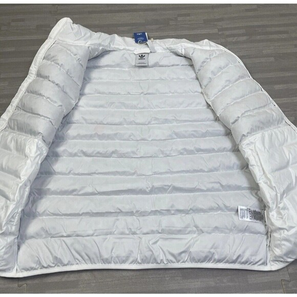 New adidas Essentials + Sustainable Made with Nature Vest Mens M White HK7539 - Picture 4 of 5